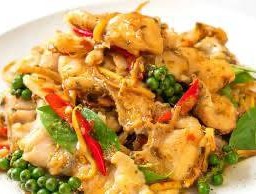 ผัดฉ่าหมู(กับข้าว)