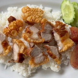 ข้าวหมูกรอบ