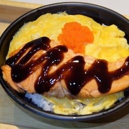 ข้าวแซลม่อนเทริยากิ ไข่ข้น