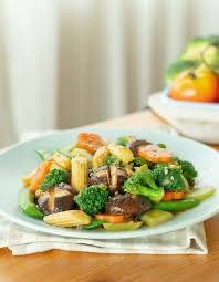 หมูผัดผักรวม(กับข้าว)