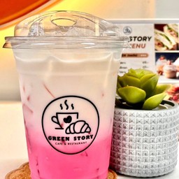 นมชมพู เย็น