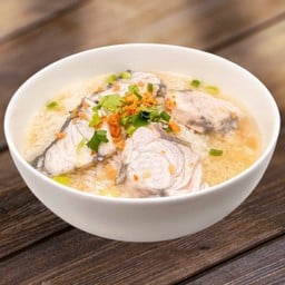 ข้าวต้มเนื้อปลากะพง