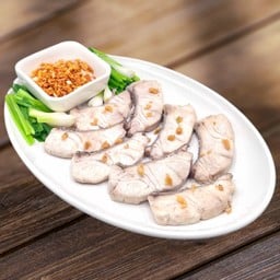 เนื้อปลากะพงลวกจิ้ม