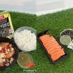 แซลมอนดอง+ซาซิมิ100g  จับคู่ลด20