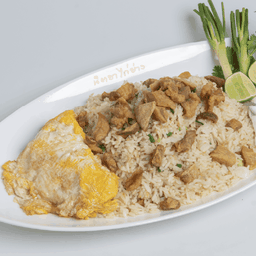 ข้าวผัดกากหมูดอกเกลือ (ใหญ่)