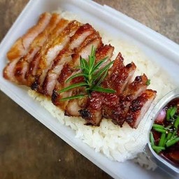 ข้าวคอหมูย่าง