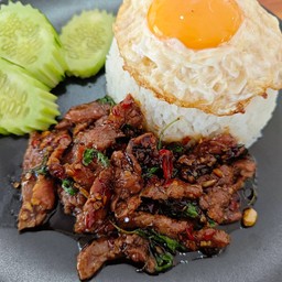 หมูแดงฮ่องกง อาหารตามสั่ง รสนิยม@ชะอำ