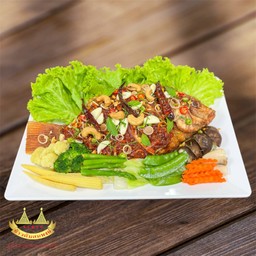 ปลาทับทิมลุยสวน