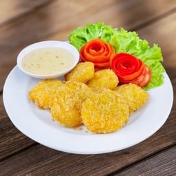 ทอดทันกุ้ง(มีมันหมูผสม)