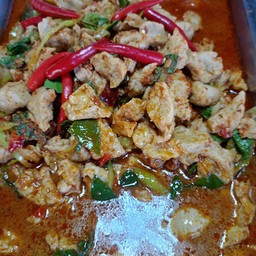 พริกแกงลูกชิ้นปลากราย