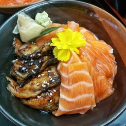 170 ข้าวหน้าแซลมอนอูนางิ