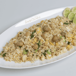 ข้าวผัดปลาเค็ม (ใหญ่) (ใส่กุ้ง)