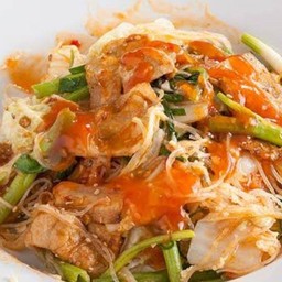 สุกี้แห้ง(สุกี้ผัก)สามารถเลือกเนื้อสัตว์เพิ่มได้นะคะ