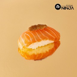 ซูชิแซลมอนซอสฟัวกราส์