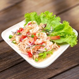 ยำกุ้งตะไคร้