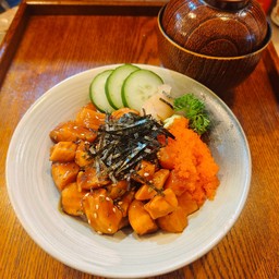 178 ข้าวแซลมอนย่างเทริยากิไข่กุ้ง