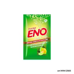ENO อีโน ฟรุตซ้อลต์ ยาผงฟู่ลดกรด บรรเทาอาการท้องอืดท้องเฟ้อ รสมะนาว4.3 ก.(1ซอง)