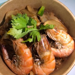 กุ้งอบวุ้นเส้น