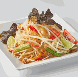ส้มตำไทยใส่ปู