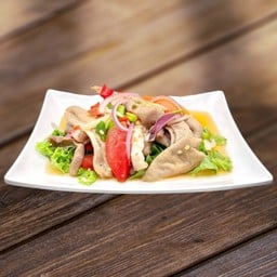 ยำกะเพาะหมู