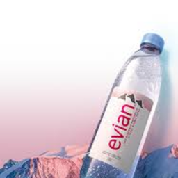 Evian natural mineral water