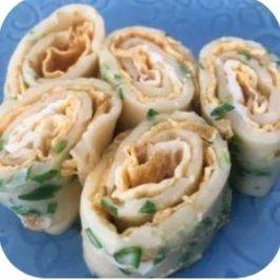 คีชหอมเขียวต้นตำรับ 原味蔥花嫩蛋餅 Taiwanese spring onion pancake