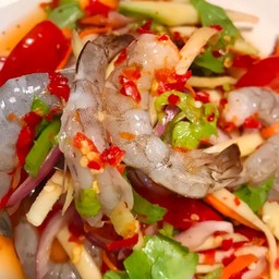 ยำกุ้งสด