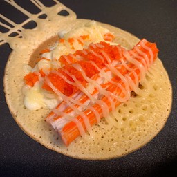 ปูอัด+ชีส+ไข่กุ้ง