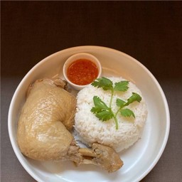 ข้าวไก่ต้มน้ำปลา สูตรคุณพัชร (Deivery)