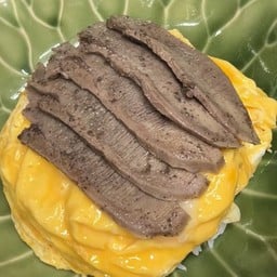 ข้าวไข่ข้นลิ้นวัวตุ๋น