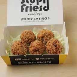 ลาบไก่ทอด