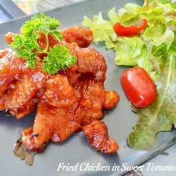 ไก่ซอสน้ำแดง