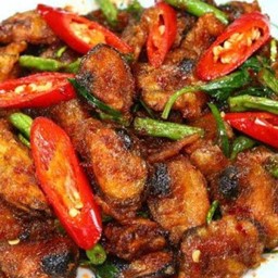 พริกแกงหอยแมงภู่