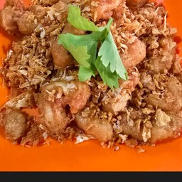 ไส้ตันทอดกระเทียม