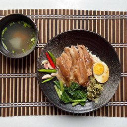 ข้าวขาหมู+คากิ