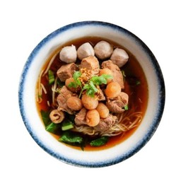 เตี๋ยวตุ๋นลูกชิ้น หมูตุ๋นลำไย (พรีเมี่ยม)