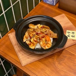 ข้าวทะเลคั่วกระเทียมพริกแห้งน้ำมันงา