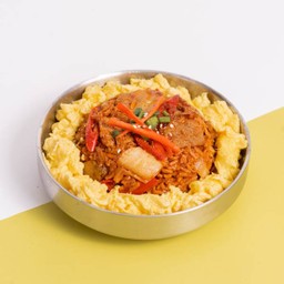 ข้าวผัดกิมจิ (ออมูไรซ์ซึ )