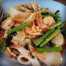 สุกี้ทะเลแห้ง กุ้ง 2 หมึก 8 ชิ้น