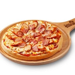 พิซซ่าหน้าสโมกกี้เบคอน (Pizza Smoky Bacon) ไซส์S/4ชิ้น