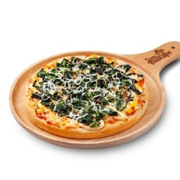 พิซซ่าหน้าผักโขมชีส (Pizza Spinach Cheese) ไซส์S/4ชิ้น