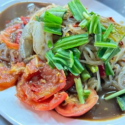 ตำเส้นเล็กกุ้งสด