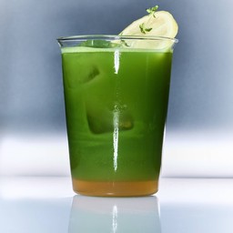 Sparkling Matcha Honey Lemon