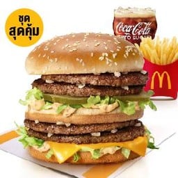 [อร่อยซ่ากับโค้ก] ชุดดับเบิ้ลบิกแมค (L)