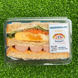 แซนด์วิชไส้กรอกไข่