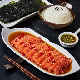 แซลมอนดองซีอิ๊วญี่ปุ่น