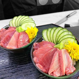 ฮอนมะกุโระ (จูโทโร่+อะกะมิ) 2 ชาม