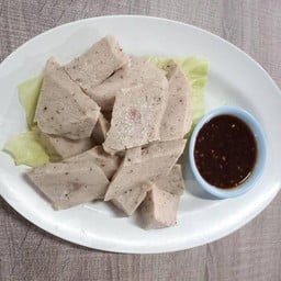 ลวกจิ้มหมูยอพริกไทยดำ