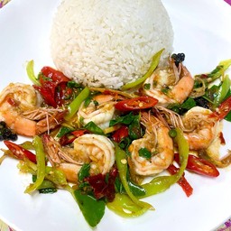 กุ้งผัดฉ่า