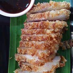 คอหมูทอด